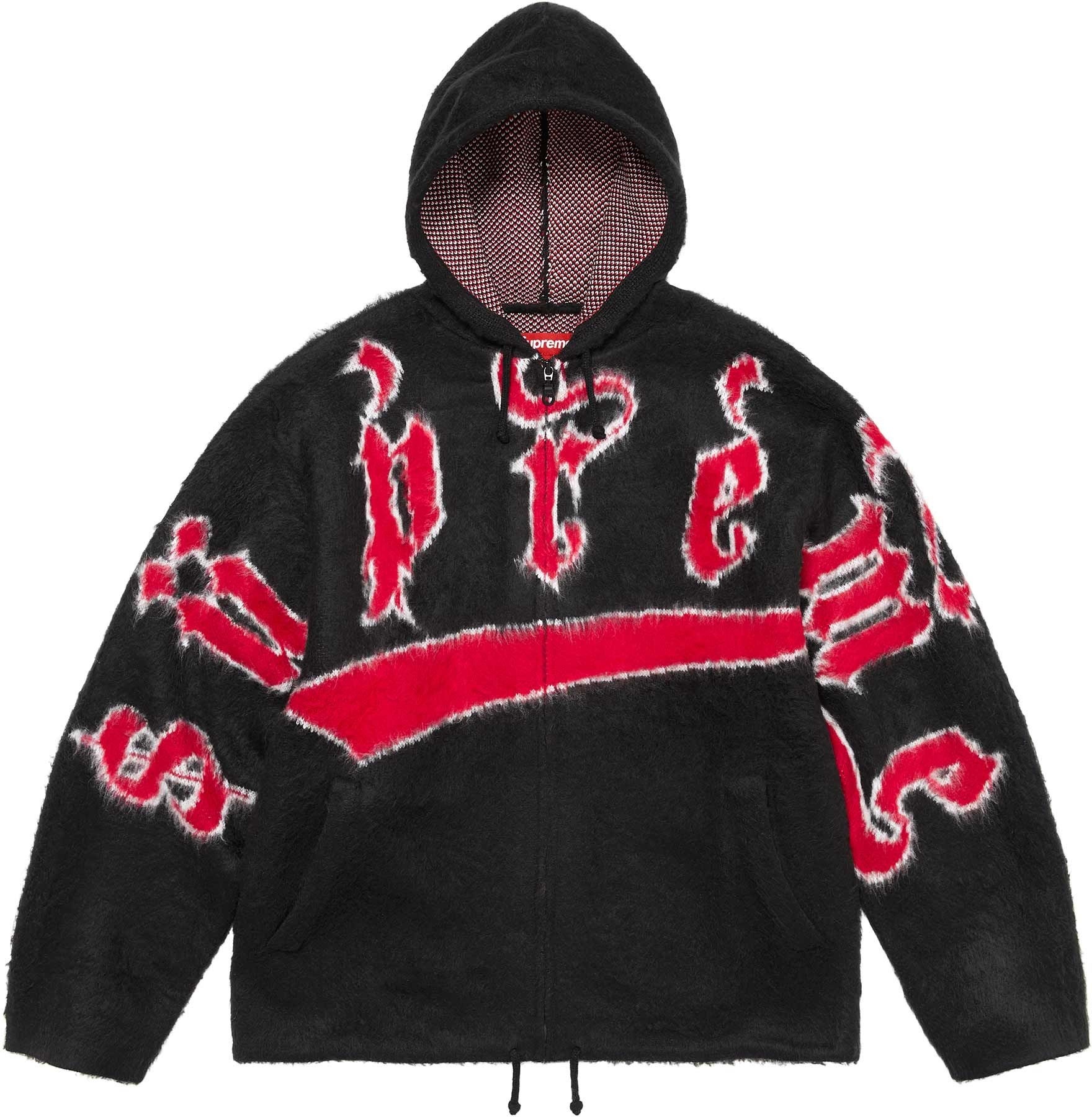 Accent Brushed Zip Up Hooded Sweater view 4